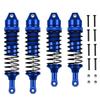 Full Metal Front and Rear Shock Absorber for Traxxas Slash 4X4 VXL 2WD Rustler Stampede Hoss 1/10 for RC Car Upgrades Parts(Blue) view 1