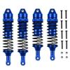 Full Metal Front and Rear Shock Absorber for Traxxas Slash 4X4 VXL 2WD Rustler Stampede Hoss 1/10 for RC Car Upgrades Parts(Blue) view 2