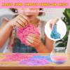Unicorn Terrarium Kit for Kids, Unicorn Toys for Girls Age 4-6, Arts and Crafts Birthday Gift for Kids Ages 4 5 6 7 8 9 10 Year Old, Unicorn Academy Toys with Remote LED Night Light view 4