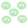 5pcs Rotating Round Grip Tire Shape Rotating Gyro Grip for Stress Relief (Green) view 2