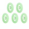 5pcs Rotating Round Grip Tire Shape Rotating Gyro Grip for Stress Relief (Green) view 4