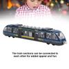 Children Educational Toy Train, High Speed Engine Die Cast Simulation Model Train Model for Kids (Blue) view 4