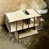 1:24 Miniature Panorama House, Wooden Dollhouse, Diy Kit view 4
