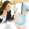 5pcs Rotating Round Grip Tire Shape Rotating Gyro Grip for Stress Relief (Blue) view 4