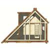 1:24 Miniature Cabin Type01, Wooden Dollhouse, Diy kit view 1