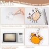 30 Pieces Shrink Plastic Sheets, Shrink Paper Shrink Art Paper for Crafts DIY Keychain Making(7.9 X 5.7 inch) view 4