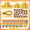 80UncleKimby 36Pcs Thanksgiving Turkey Hat Craft Kit for Kids - DIY Fall Paper Headbands Crowns Arts Decoration for Classroom Activities Party Supplies view 3