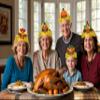 80UncleKimby 36Pcs Thanksgiving Turkey Hat Craft Kit for Kids - DIY Fall Paper Headbands Crowns Arts Decoration for Classroom Activities Party Supplies view 4