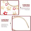 Beaupretty Christmas Star Headband Glitter Star Headband for Christmas Holiday Festival Birthday Party view 4