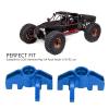 2pcs Aluminum Alloy Front Steering Cup for LOSI Hammer Rey U4 Rock Racer 1/10 RC Car, RC Steering Cup, Aluminum Alloy Steering Cup Professional (Dark Blue) view 3
