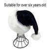 ABTSHU Black Kids Santa Hat - Deluxe Christmas Hat for Child Ages 6+ view 2
