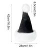ABTSHU Black Kids Santa Hat - Deluxe Christmas Hat for Child Ages 6+ view 3