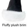 ABTSHU Black Kids Santa Hat - Deluxe Christmas Hat for Child Ages 6+ view 4