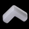 10pack Rubber Corner Furniture Edge OR for Child/Toddler Table Guard - Reusable PVC, Scratch, L Shape Design - Baby Proofing Corner Guards, Furniture Edge - White view 2