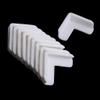 10pack Rubber Corner Furniture Edge OR for Child/Toddler Table Guard - Reusable PVC, Scratch, L Shape Design - Baby Proofing Corner Guards, Furniture Edge - White view 4