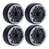 4pcs 1.9Inch Carbon Fibre Wheel Rim with Brake Rotors for 1/10 RC Car Wraith SCX10 TRX4 Capra VS4-10 RC4WD KM2 LCG (C-Grey) view 1