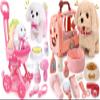 Golray Kids Dog Toys - Electronic Dog with Stroller, Carrier & Accessories - Pretend Play Set view 1