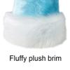 ABTSHU Ice Blue Kids Santa Hat - Deluxe Christmas Hat for Child Ages 6+ view 4