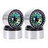 Aluminum 1.9 Inch Colorful Beadlock Wheels Rim for 1/10 RC Crawler Car Axial SCX10 III Capra TRX4 VS4-10 TF2 D90 BRX02 GS02F CMX view 1