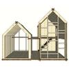 1:12 Miniature Bridge House, Wooden Dollhouse, Diy Kit view 1