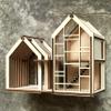 1:12 Miniature Bridge House, Wooden Dollhouse, Diy Kit view 4