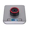 4pcs 1.9Inch Carbon Fibre Wheel Rim with Brake Rotors for 1/10 RC Car Wraith SCX10 TRX4 Capra VS4-10 RC4WD KM2 LCG (C-Red) view 2