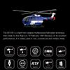 C186MAX BO105 RC Helicopter for Adults, 1:48 2.4G 4CH RTF Single Flybarless Direct-Drive RC Helicopter Outdoor, RC Aircraft Optical Flow Positioning 6-axis Gyroscope Low Voltage Alarm (3 Batteries) view 2