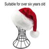 ABTSHU Red Kids Santa Hat - Deluxe Christmas Hat for Child Ages 6+ view 2