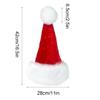 ABTSHU Red Kids Santa Hat - Deluxe Christmas Hat for Child Ages 6+ view 3