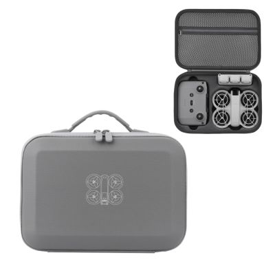 XBERSTAR Drone Case for DJI Neo Carrying Case Travel Storage Bag Protective Cover Organizer for DJI Neo Drone Accessories, Gray, DJI Neo Carrying Case