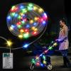 16.4FT Durable Baby Stroller Lights for Walking at Night, Make The Stroller Visible, with Cable Ties, LED Lights for Stroller Accessories Bikes, Multicolor view 1