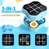 Freecat Tic Tac Toe Game, 3-in-1 Electronic Handheld Games Console for Kids Memory Growth, Portable Puzzle Travel Games,Board Game for Kids and Adults, Christmas and Birthday Gifts for All Ages 3+ view 2