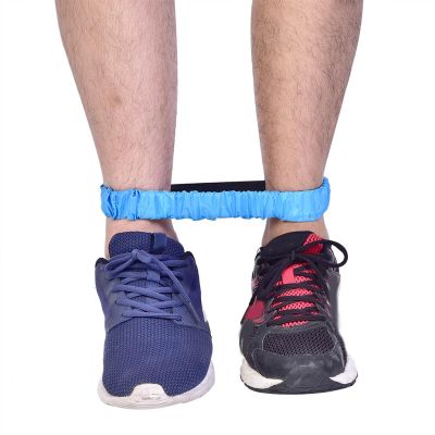 4Pcs 3 Legged Race Bands, Elastic Sport Tie Rope Three Legged Ropes Foot Running Race Game for Children Kids