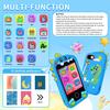 Kids Smart Phone for Boys, Dual Camera Cell Phone with Games, Music Player, 2.8" Touchscreen HD Dinosaur Phone for Kids Age 3-10, Educational Learning Toddler Toys Valentines Day Gifts for Kids view 3