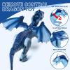 Covsen Remote Control Dragon Toy for Kids  RC Large Dragon Figure with Flapping Wings, Roaring Sound, Mist-Spraying, LED Light-Up Eyes  Birthday for Boys, Girls Ages 3+ view 3