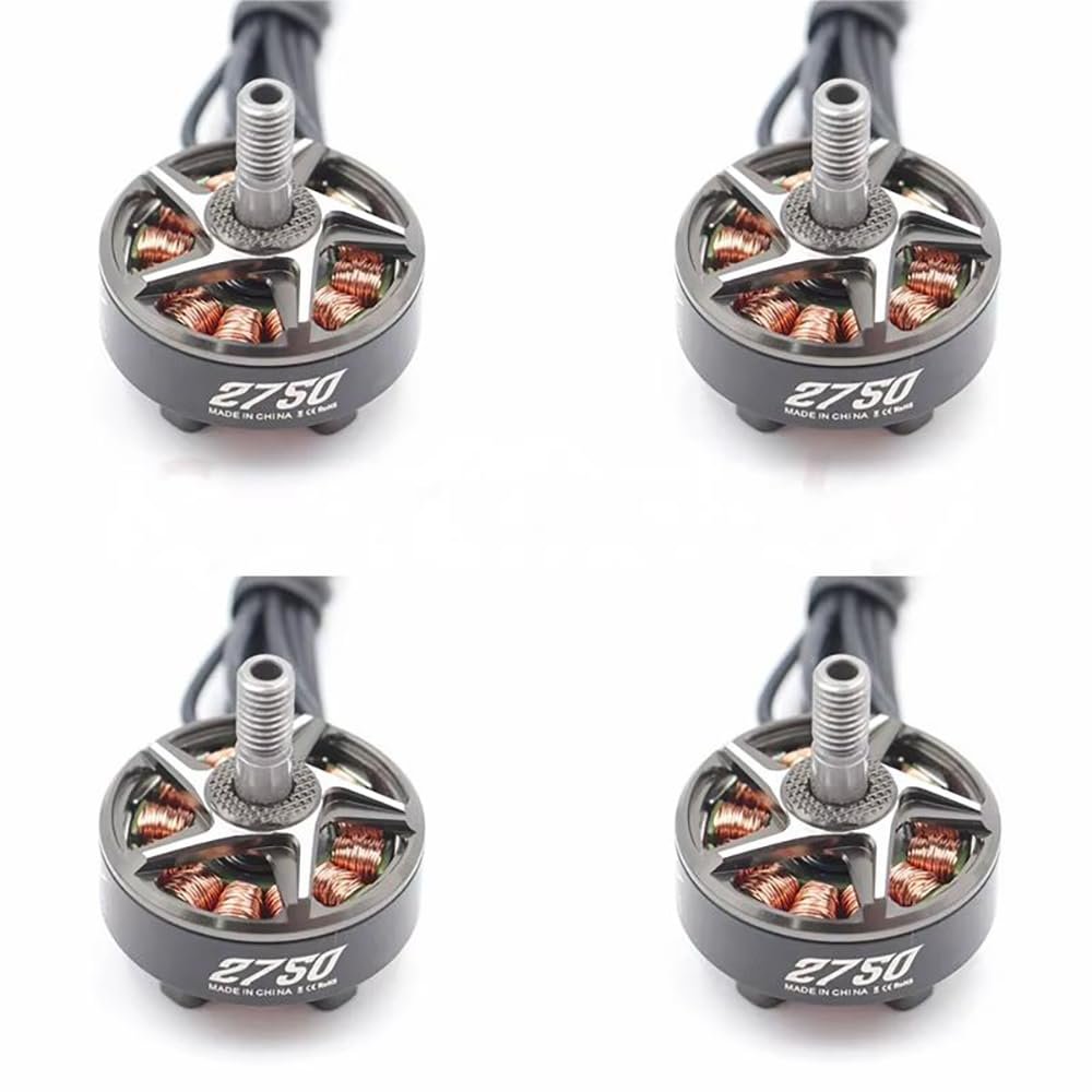 4PCS EX2306 2306 Plus 1800KV 2500KV 2750KV Brushless Motor for 5-inch Propeller RC Quadcopter FPV Racing Drone DIY (4PCS 2306 2750KV)