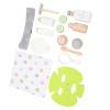 Children Cosmetic Toy Set, Skin Care Simulation, Wooden Makeup Toys, Bright Colors Interactive for Home Play for Kids Girls and Boys view 2