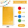 12PCS Potato Sack Race Bags, Large Size Race Bags for Family Game, Outdoor Games Sack Race Bags for Adults and Kids,Bean Bag Game Set Outside Yard Games view 2