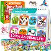 QUOKKA Montessori Busy Book for Ages 4-8 - Pre K Toddler Learning Activities for Homeschooling - My Preschool Busy Book for Toddlers 3-5 - 15 Kids Educational Animal Activities view 1