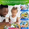 QUOKKA Montessori Busy Book for Ages 4-8 - Pre K Toddler Learning Activities for Homeschooling - My Preschool Busy Book for Toddlers 3-5 - 15 Kids Educational Animal Activities view 4