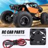 Black Cooling Fan, RC Motor Cooling Fan RC Car Parts, DC Motor Plastic Black Fan DC Fan DC Fan Car Parts Fan (25 * 25MM) view 3