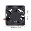 Black Cooling Fan, RC Motor Cooling Fan RC Car Parts, DC Motor Plastic Black Fan DC Fan DC Fan Car Parts Fan (25 * 25MM) view 4