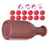 16 Large Numbered Pool Dice, Dice Bottle, Brown for Peas and Pills and Others view 3