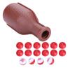 16 Large Numbered Pool Dice, Dice Bottle, Brown for Peas and Pills and Others view 4