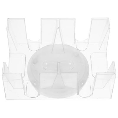 ERINGOGO Rotating Poker Holder Stand Poker Storage Device Playing Card Holders for Adults Safe