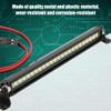 1 10 Rc Light Bar Rc Car Shock Stand 1221 24 Roof Lights Bar Roof Decoration Rc Accessory Fit for Scx10 1 10 4Wd Carblack Car 10 (Black) view 3