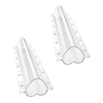 Levemolo 2pcs Heart-Shaped Vegetable Shaping for Fruits and Cucumbers Reusable Tools for DIY Gardening High Temperature Easy to Use