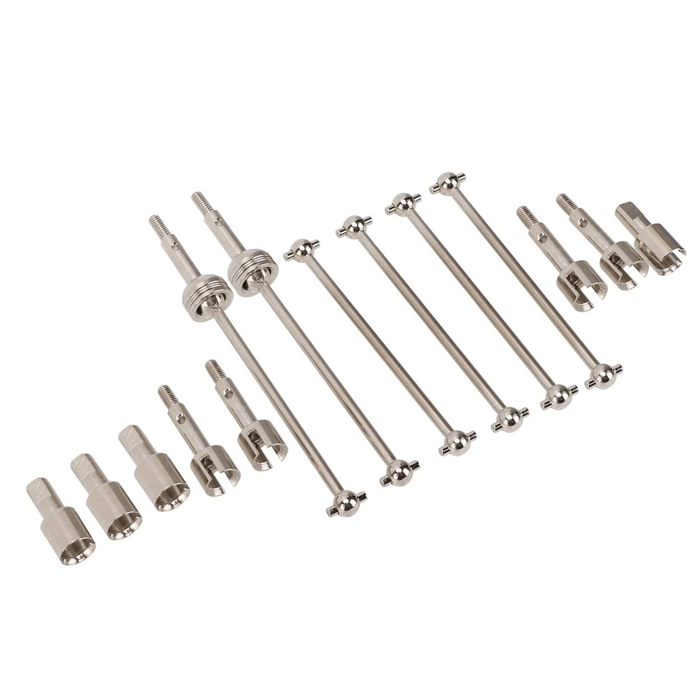 Denash Dogbone RC Joint Set High Efficiency Heat Treatment Convenient CVD Drive Shaft for 144001 RC Car