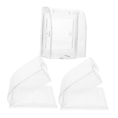 ERINGOGO 3pcs Socket Covers Babyproof Outlet Guard Boy Girl Safety Switch Cover Wall Plug Box Outlet Proofing