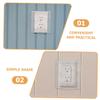 ERINGOGO 3pcs Socket Covers Babyproof Outlet Guard Boy Girl Safety Switch Cover Wall Plug Box Outlet Proofing view 4